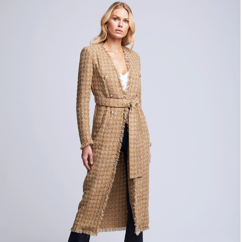 L’AGENCE Oakley Tweed Jacket / Cardigan Sz 10 NWT